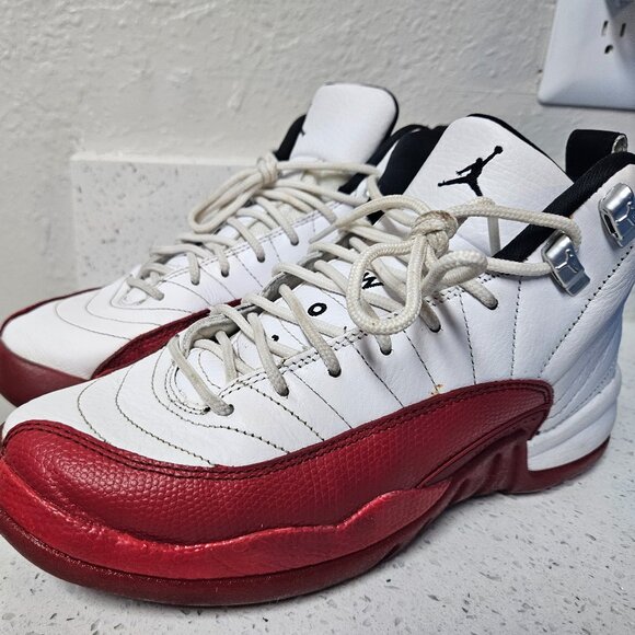 Jordan 12 Retro Cherry Size 6Y/7.5 womens sneaker - Picture 1 of 9